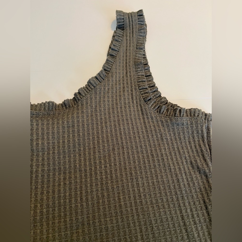 Wild Fable Target Button Front Waffle Tank Top - Picture 5 of 11
